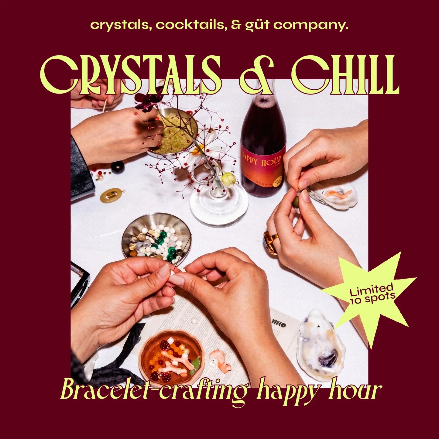 Crystals & Chill — 朋友場 ✦ 6/24/2026