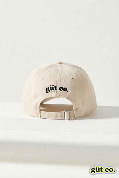 「You Look So Güt」翻轉文字刺繡老帽 (顯臉小/修飾臉型) 